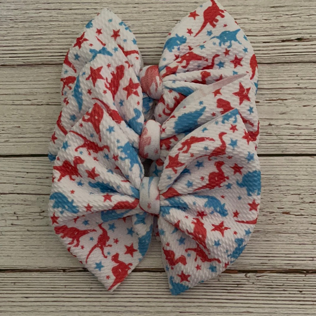 RTS patriotic dino bows