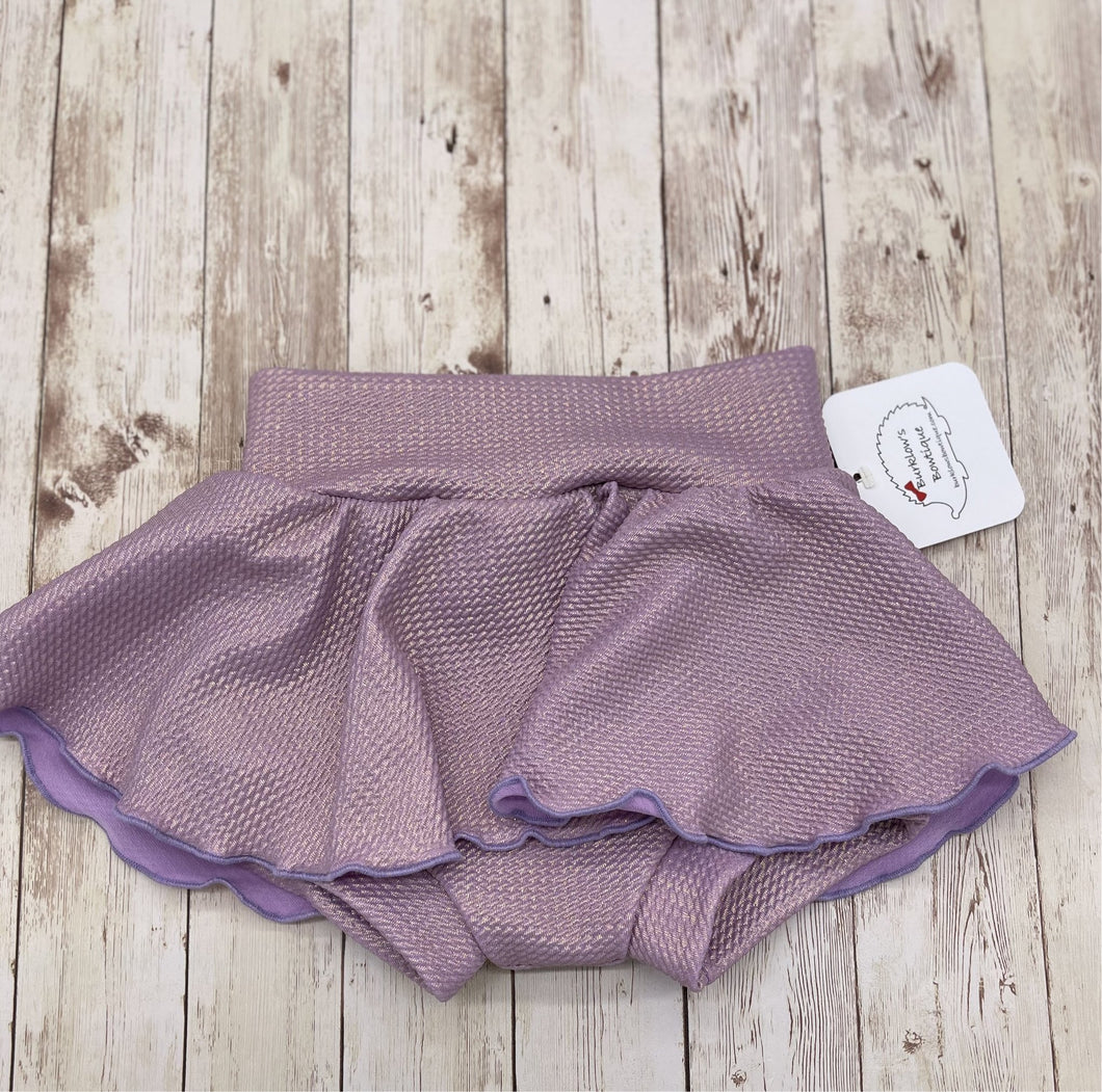 RTS Shimmer Lavender skirt bums 18/24