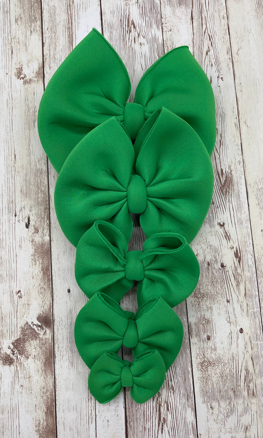 RTS Green swim/puff bows